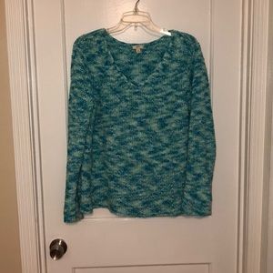 J Jill multi color sweater